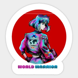 World warrior Sticker